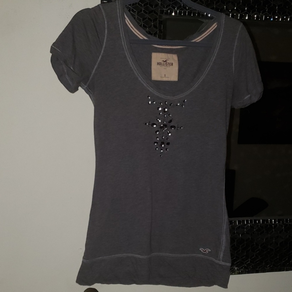 Hollister jeweled tee